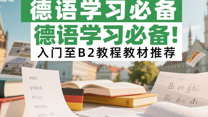 德语学习必备！入门至B2教程教材推荐