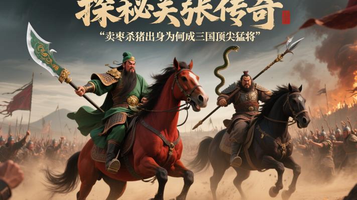 探秘关张传奇：卖枣杀猪出身为何成三国顶尖猛将