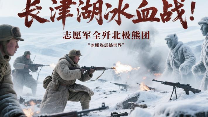 长津湖冰血战：志愿军全歼北极熊团与冰雕连震撼世界