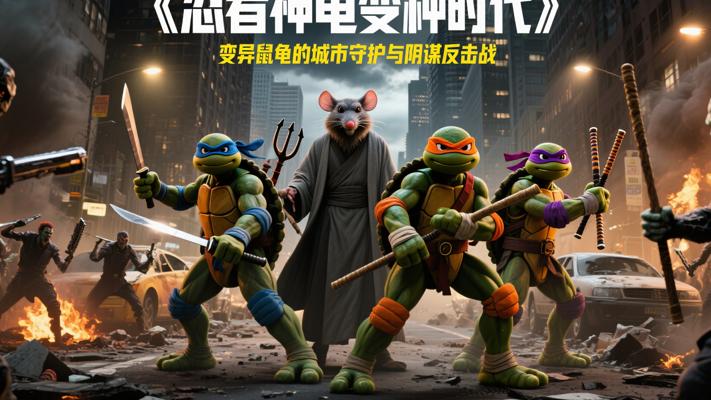 《忍者神龟变种时代》：变异鼠龟的城市守护与阴谋反击战