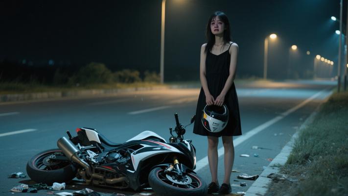 那个深夜让我戴头盔的男孩再也没回来