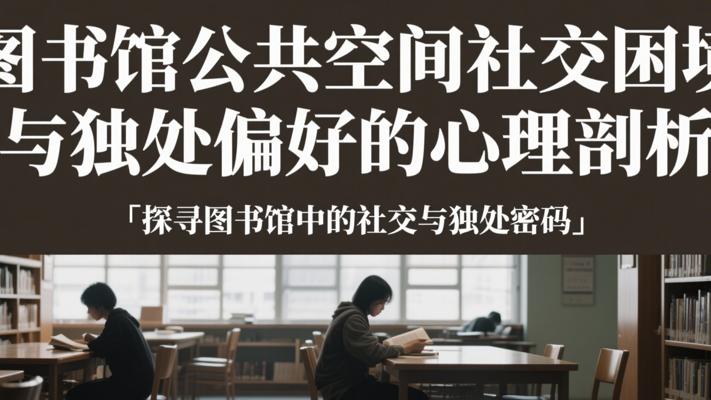 图书馆公共空间社交困境与独处偏好的心理剖析
