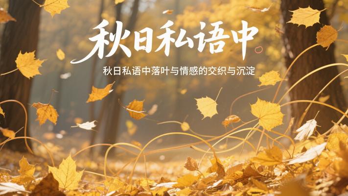 秋日私语中落叶与情感的交织与沉淀