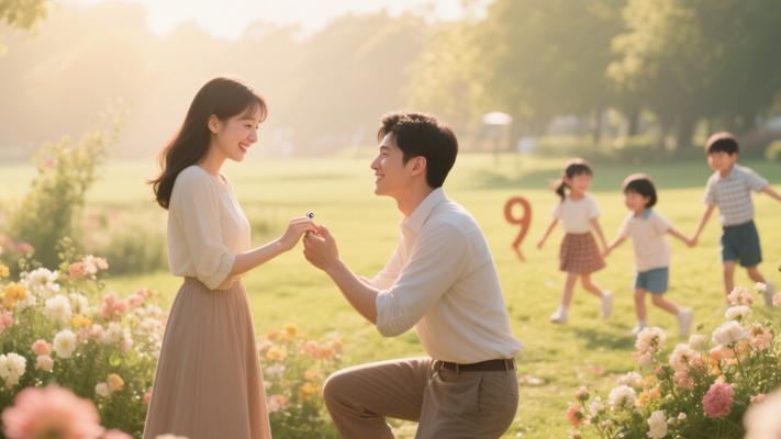 从九岁到成年的百次求婚终获幸福的爱情故事