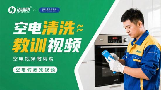洁道夫家电清洗教学视频分享