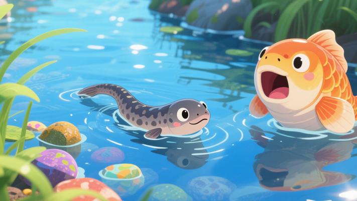 小泥鳅面对鲤鱼嘲笑做好自己的成长故事