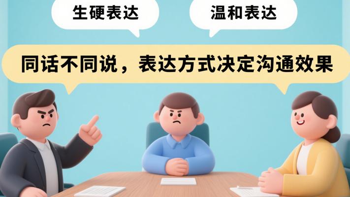 语言智慧：同话不同说的表达方式决定沟通效果