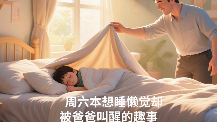 周六本想睡懒觉却被爸爸叫醒的趣事
