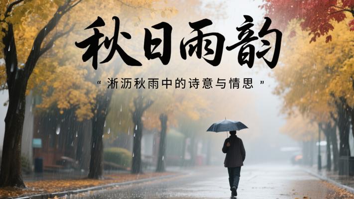 秋日雨韵：淅沥秋雨中的诗意与情思