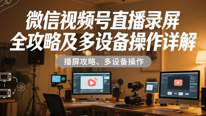 微信视频号直播录屏全攻略及多设备操作详解