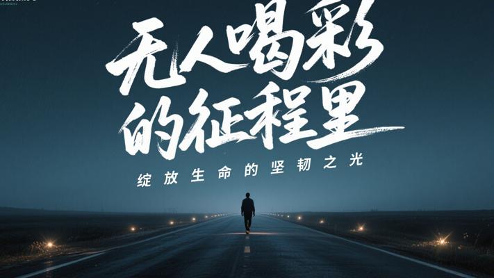 无人喝彩的征程里绽放生命的坚韧之光