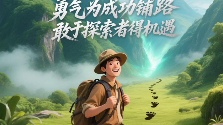 勇气为成功铺路敢于探索者得机遇故事