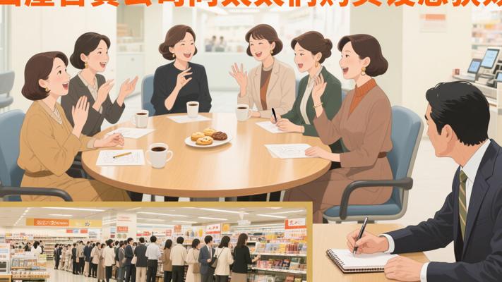 冈田屋百货公司向太太们购买设想获效益故事