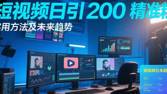 短视频日引200精准粉的实用方法及未来趋势