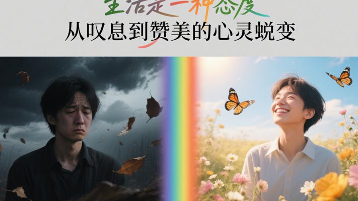 生活是一种态度从叹息到赞美的心灵蜕变