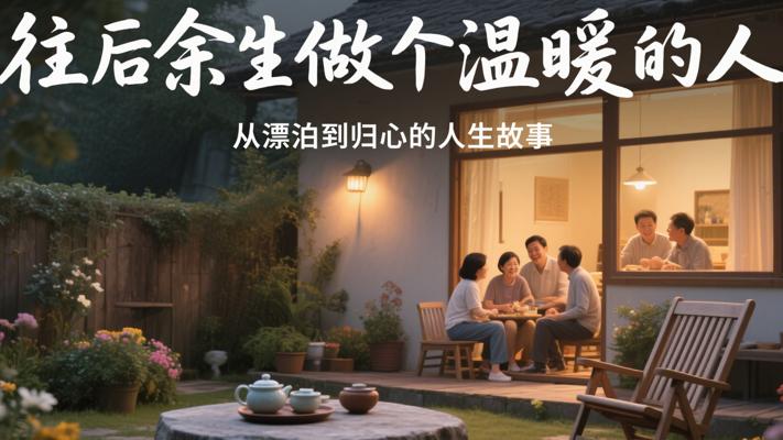 往后余生做个温暖的人：从漂泊到归心的人生故事