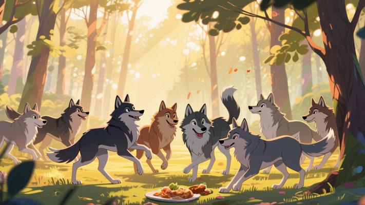狼群活动圈里的相处智慧与情感启示