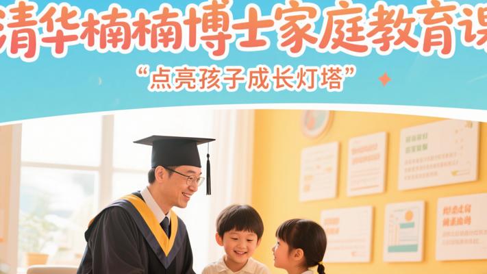 清华楠楠博士家庭教育课：点亮孩子成长灯塔