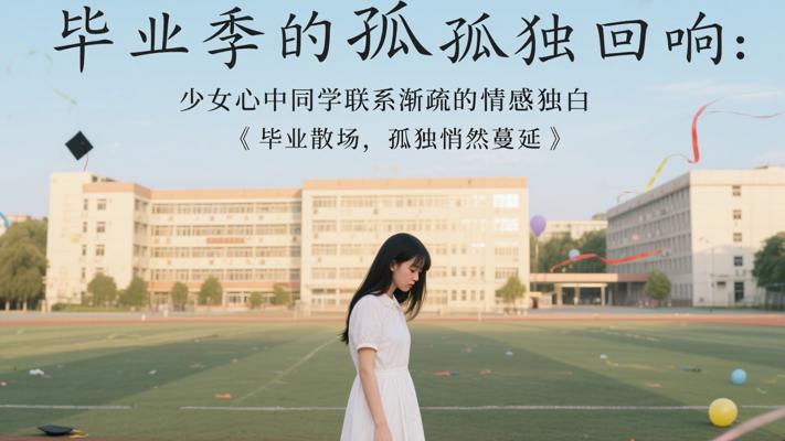 毕业季的孤独回响：少女心中同学联系渐疏的情感独白
