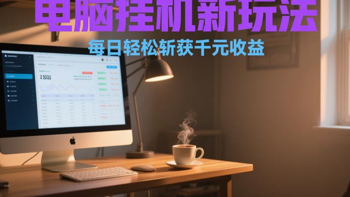 电脑挂机新玩法：每日轻松斩获千元收益