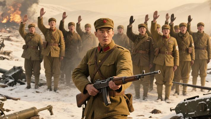 雪马里传奇：志愿军孤胆英雄一人俘六十三英军的惊天壮举