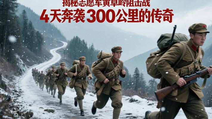 揭秘志愿军黄草岭阻击战4天奔袭300公里的传奇