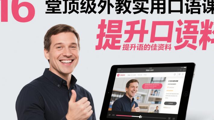 16堂顶级外教实用口语课：提升口语的绝佳资料
