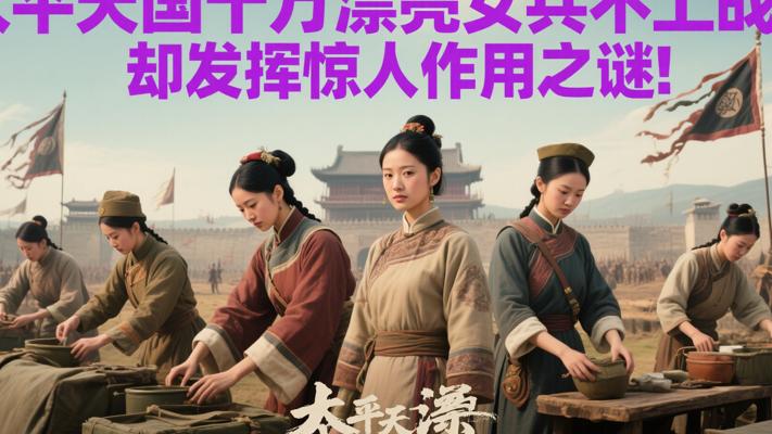 太平天国十万漂亮女兵不上战场 却发挥惊人作用之谜