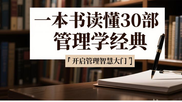 一本书读懂30部管理学经典，开启管理智慧大门