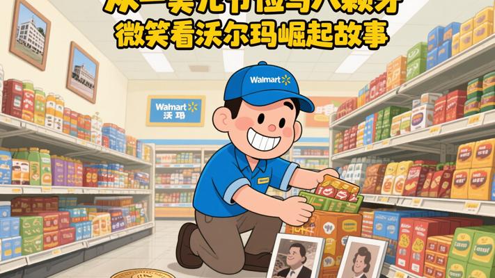 从一美元节俭与八颗牙微笑看沃尔玛崛起故事