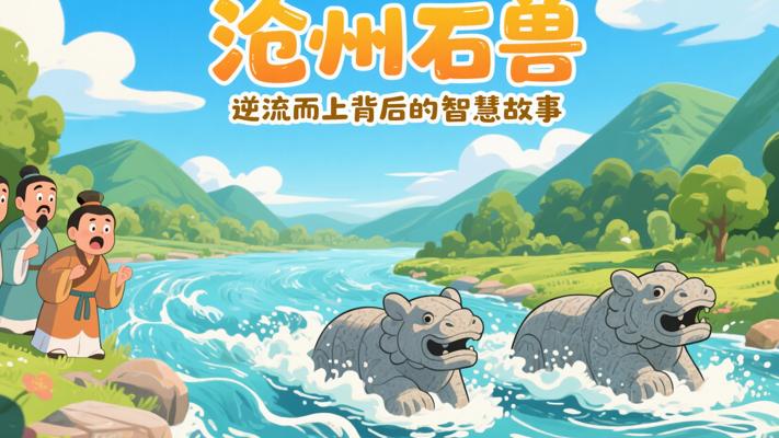 沧州石兽逆流而上背后的智慧故事