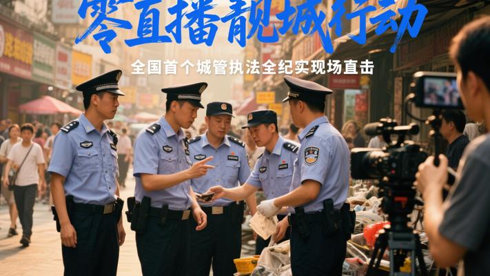 零直播靓城行动：全国首个城管执法全纪实现场直击