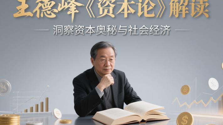 王德峰《资本论》解读：洞察资本奥秘与社会经济