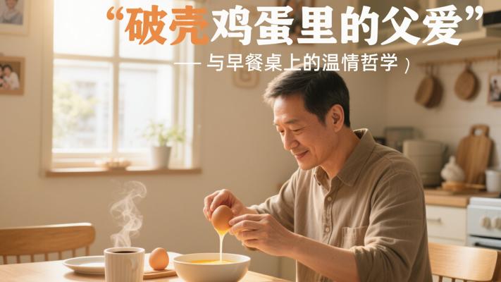破壳鸡蛋里的父爱与早餐桌上的温情哲学