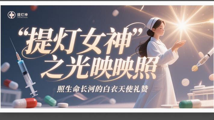 提灯女神之光映照生命长河的白衣天使礼赞