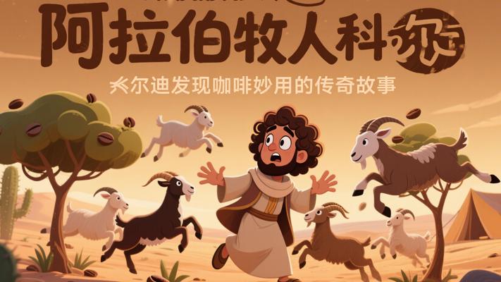 阿拉伯牧羊人科尔迪发现咖啡妙用的传奇故事