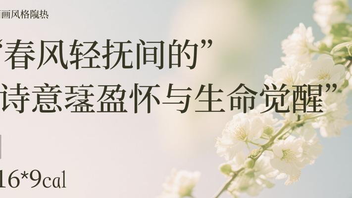 春风轻抚间的诗意盈怀与生命觉醒