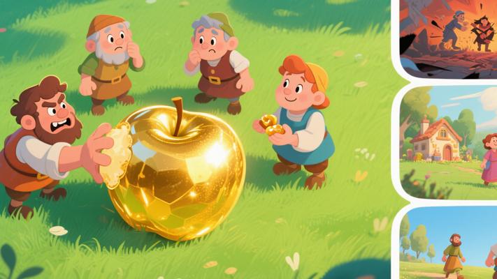 四村民遇金苹果不同抉择带来各异人生的故事