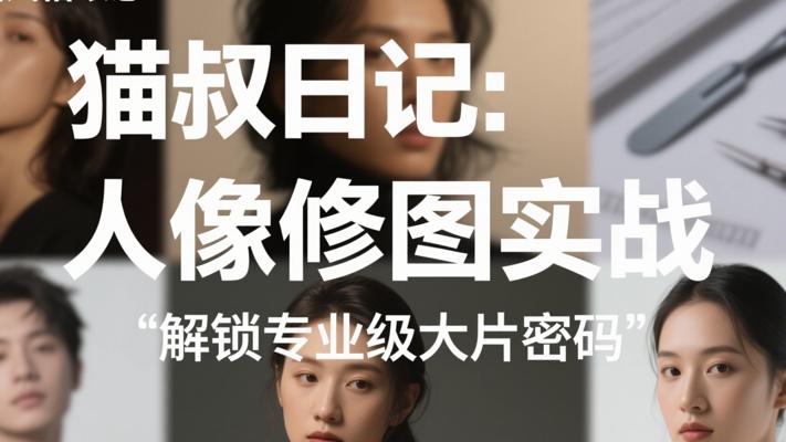 猫叔日记：人像修图实战，解锁专业级大片密码