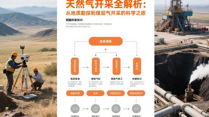 天然气开采全解析：从地质勘探到煤层气开采的科学之旅