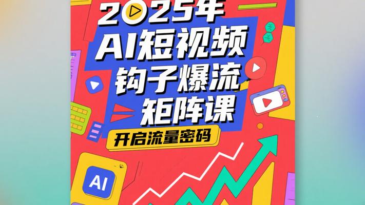 2025年AI短视频钩子爆流矩阵课，开启流量密码