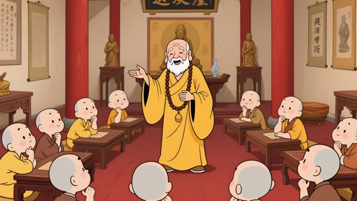 老方丈讲达摩祖师弟子故事揭示高僧智慧