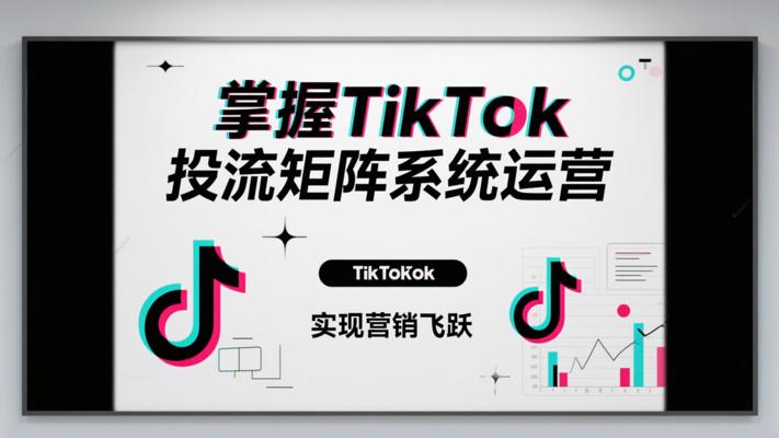 掌握TikTok投流矩阵系统运营，实现营销飞跃