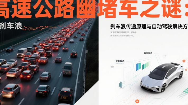 高速公路幽灵堵车之谜：刹车浪传递原理与自动驾驶解决方案