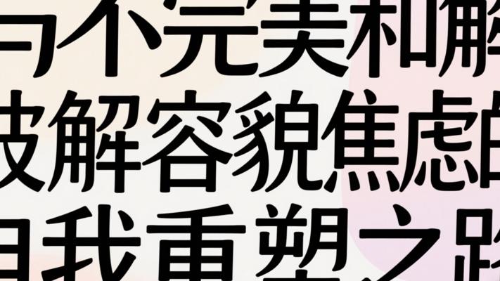 与不完美和解：破解容貌焦虑的自我重塑之路