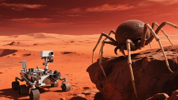好奇号火星探测发现神秘疑似火星蜘蛛的故事