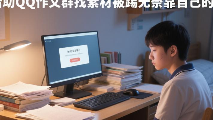 借助QQ作文群找素材被踢无奈靠自己的事