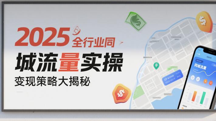 2025全行业同城流量实操：变现策略大揭秘