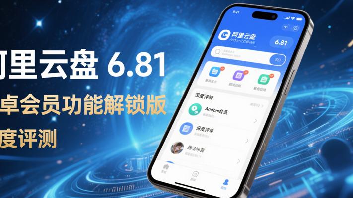 阿里云盘6.81安卓会员功能解锁版深度评测