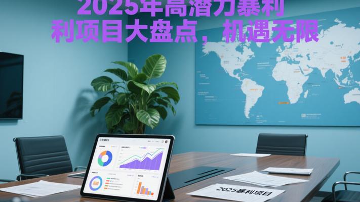 2025年高潜力暴利项目大盘点，机遇无限